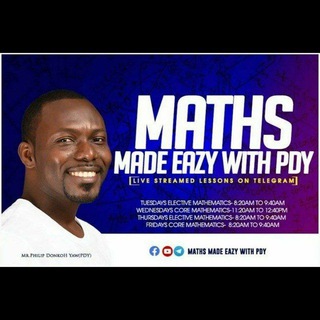 Логотип канала mathsmadeeazywithpdy