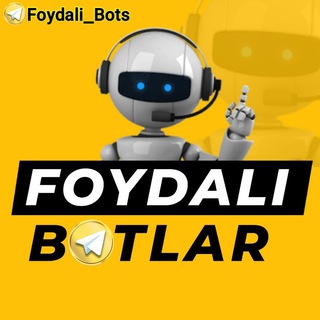 Логотип канала foydali_bots