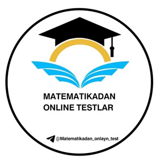 Логотип канала matematikadan_onlayn_test