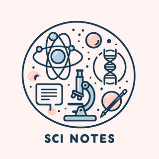 Логотип канала sci_notes