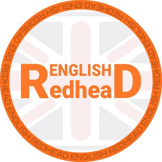 Логотип канала redhead_english