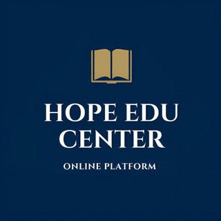 Логотип канала hope_edu_center