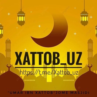 Логотип канала xattob_uz