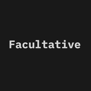 Логотип канала facultative_archi