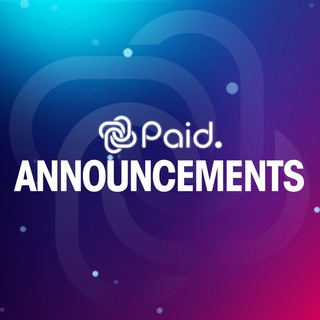 Логотип канала paid_announcements