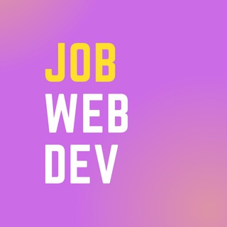 Логотип канала job_webdev