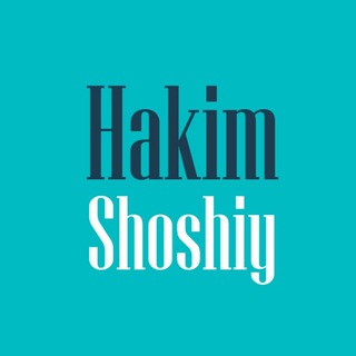 Логотип канала hakimshoshiy