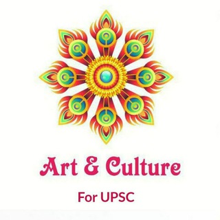 Логотип канала upsc_art_and_culture_notes