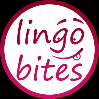 Логотип канала lingo_bites