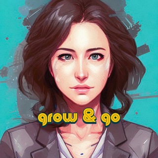 Логотип канала grow_and_go