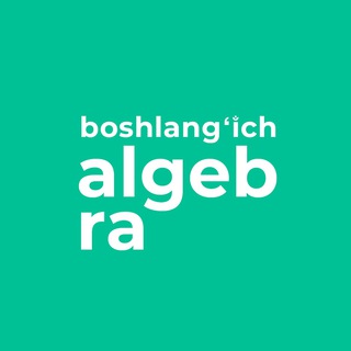 Логотип канала kau_boshlangich_algebra