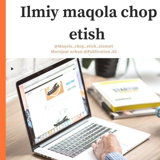 Логотип канала ilmiy_maqola_chop_etish