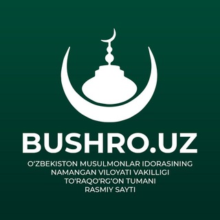 Логотип канала bushro_uz