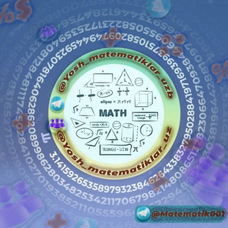 Логотип канала yosh_matematiklar_uz