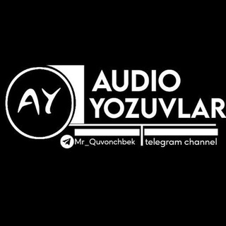 Логотип канала audio_yozuvlar