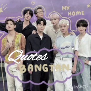 Логотип канала quotesbangtan