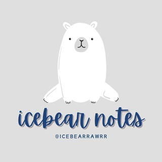 Логотип канала icebearrawrrnotes