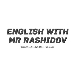 Логотип канала english_with_mr_rashidov