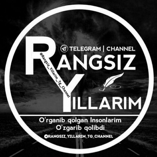 Логотип канала rangsiz_yillarim_tg_channel