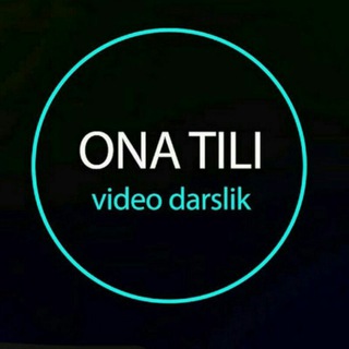 Логотип канала video_darslar_onatili