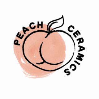 Логотип канала peachceramics