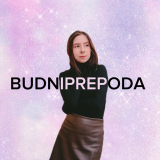 Логотип канала budniprepodaa