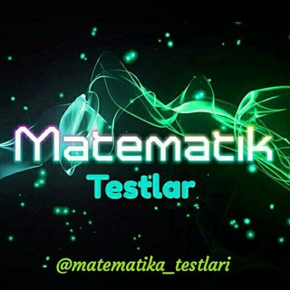 Логотип канала matematika_testlari