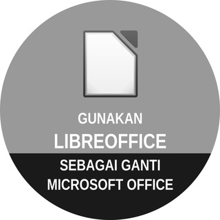 Логотип канала belajarlibreofficeindonesia