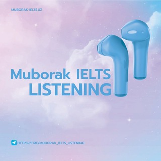 Логотип канала muborak_ielts_listening