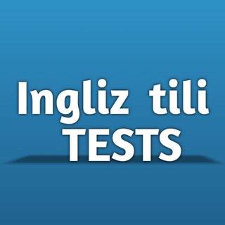 Логотип канала ingliz_tili_tests