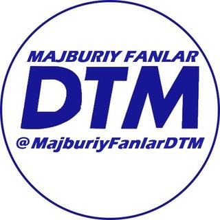 Логотип канала majburiyfanlardtm