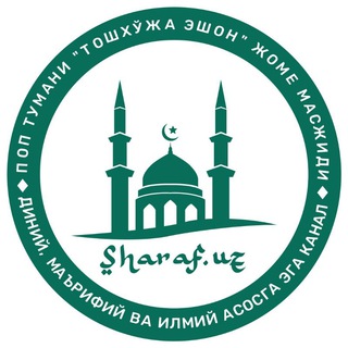 Логотип канала sharaf_uz