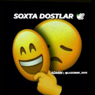 Логотип канала soxta_dostlar