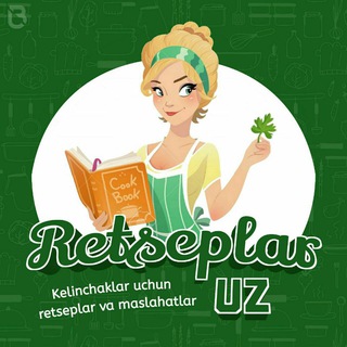 Логотип канала retseplar_uz