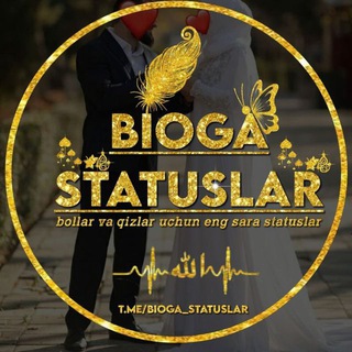 Логотип канала bioga_statuslar