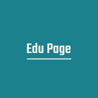 Логотип канала edu_page