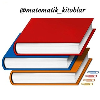 Логотип канала matematik_kitoblar