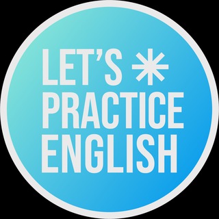 Логотип канала letspracticeenglish