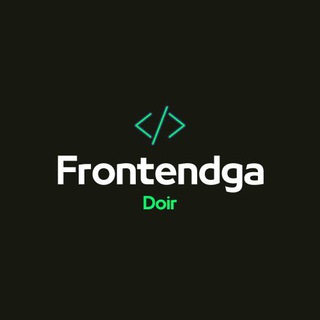 Логотип канала frontendga_doir