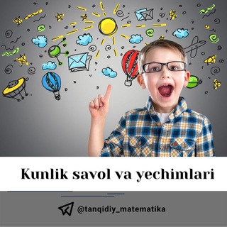 Логотип канала tanqidiy_matematika