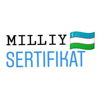 Логотип канала milliy_sertifikat