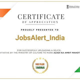 Логотип канала JobsAlert_India