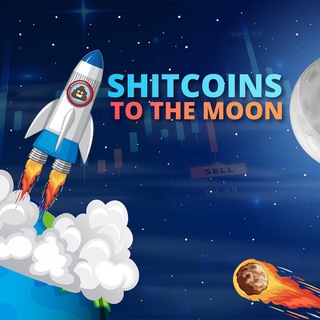 Логотип канала shitcoinstothemoon