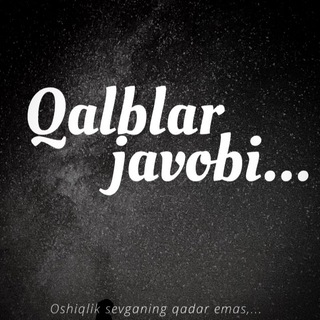 Логотип канала qalblarjavobi