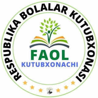 Логотип канала faolkutubxonachi