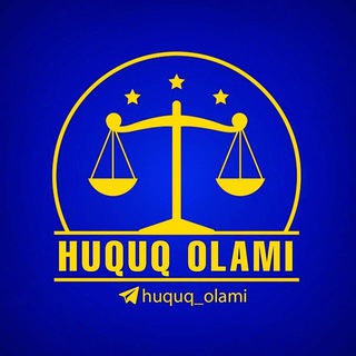 Логотип канала huquq_olami