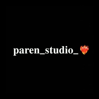 Логотип канала paren_studio