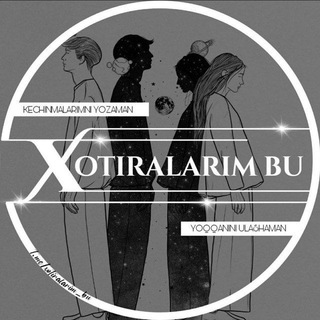 Логотип канала xotiralarim_bu