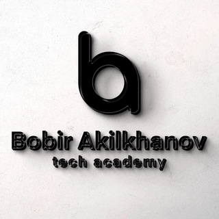 Логотип канала bobirakilkhanovacademy