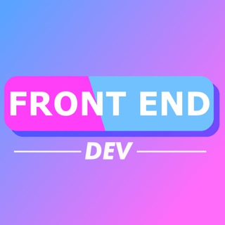 Логотип канала front_end_dev